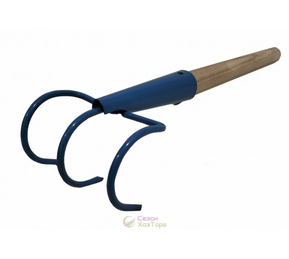 Розпушувач з дерев'яною ручкою (37см*9см)